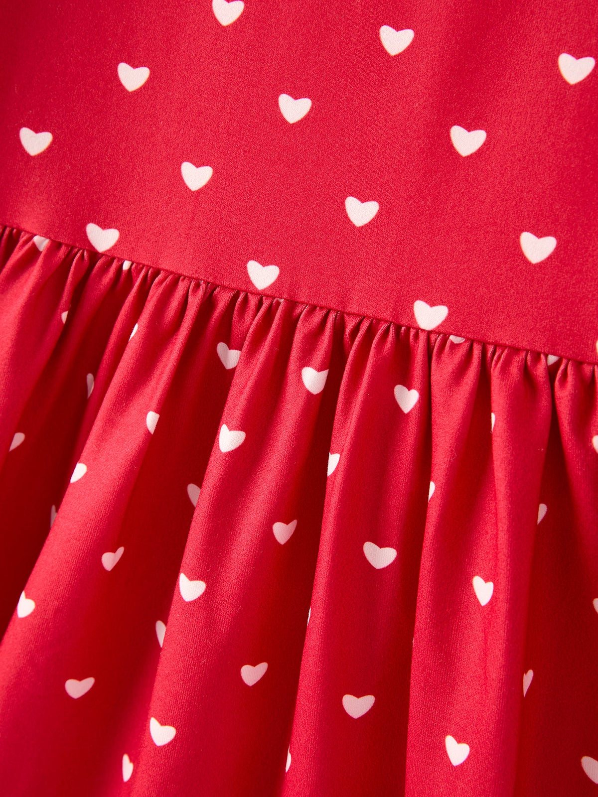 Girl's Highland Cow and Heart Print Girls Dress Set (2 Pieces)