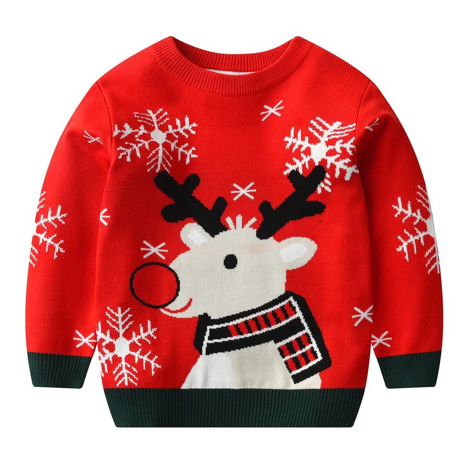 Boy's Rudolph Christmas Sweater