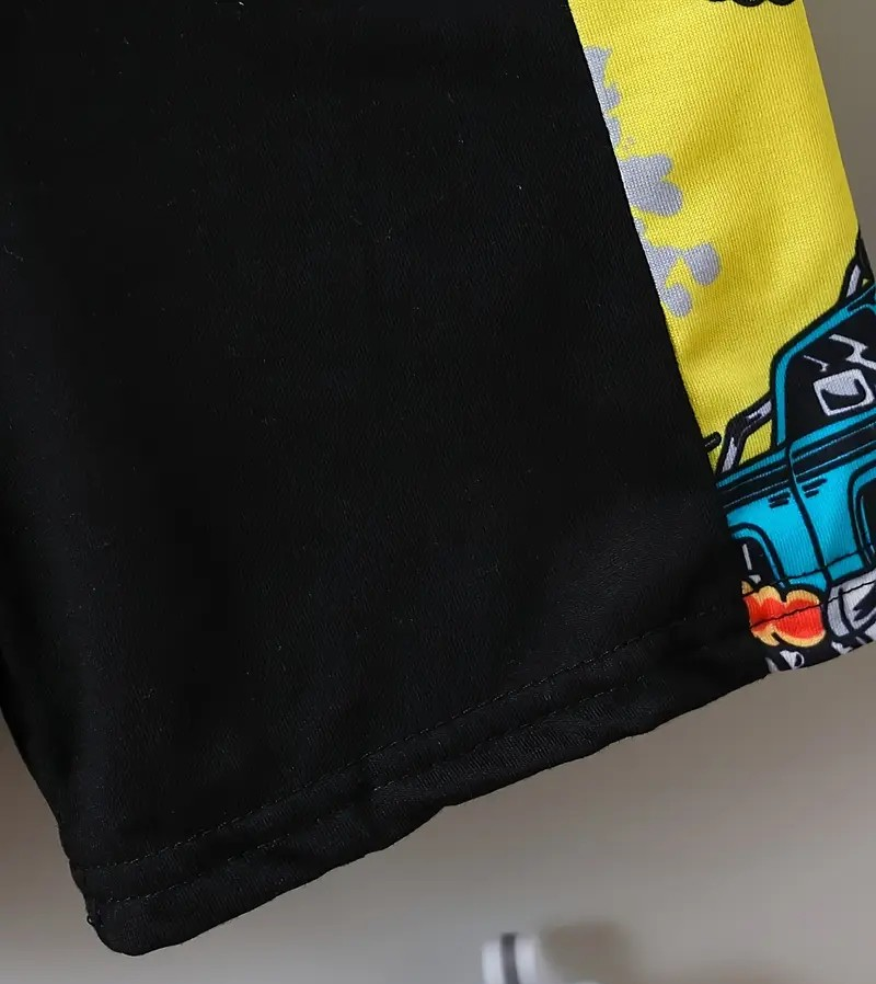 Boy's Yellow Monster Truck Outfit