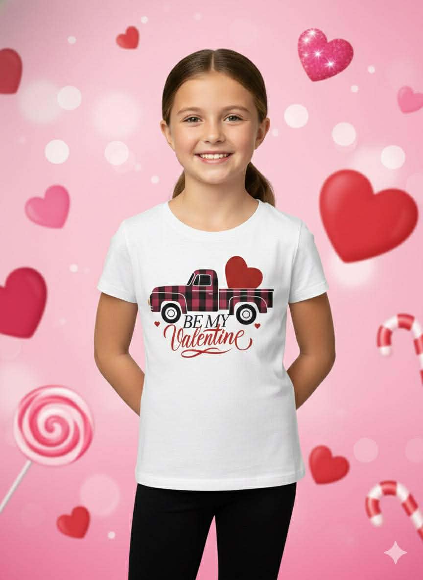 Handmade Girls Valentine’s Day Shirts