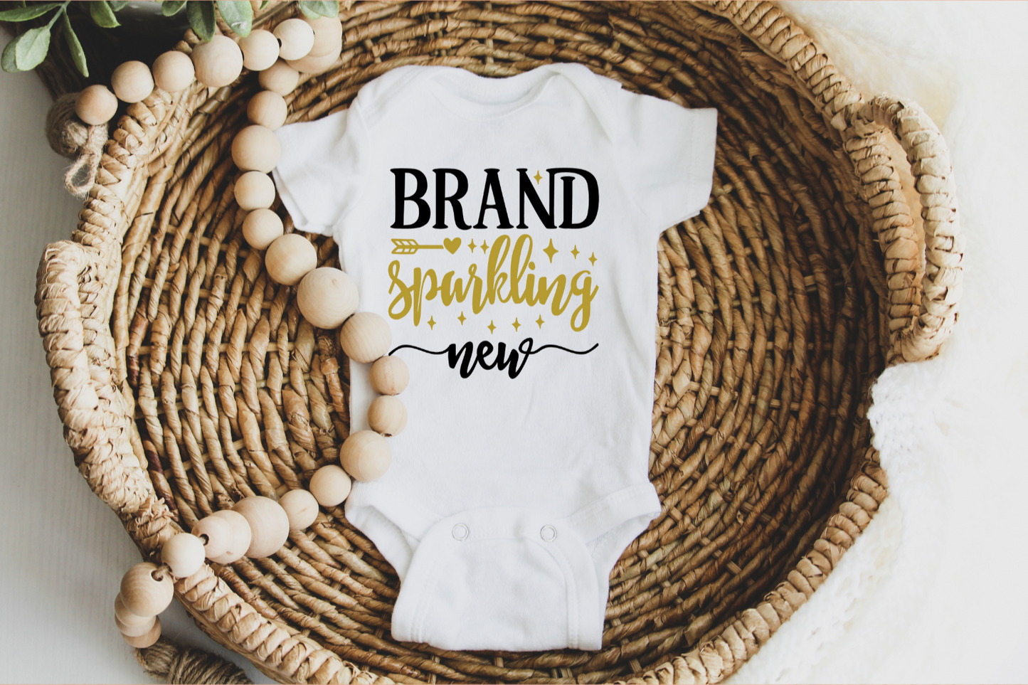 Infant Brand Sparkling New Bodysuit Onesie