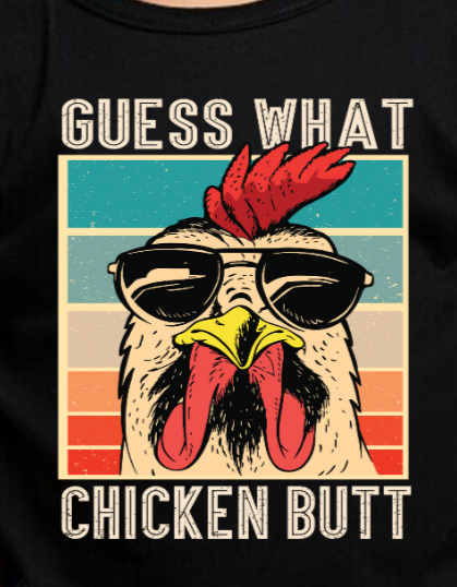 Boy's Guess What Chicken Butt Tee Shirt