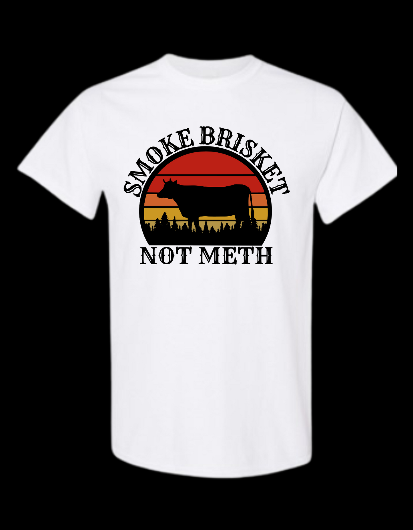 Men's Smoke Brisket Not Meth Tee Shirt