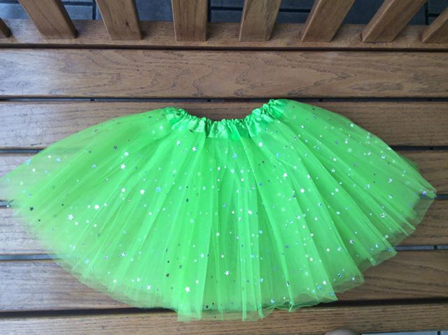 Girl's Playtime Silver Sparkle Stars Tutu