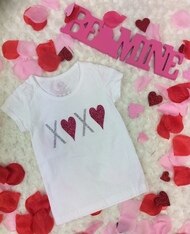 Girl's XOXO Valentine's Day Shirt