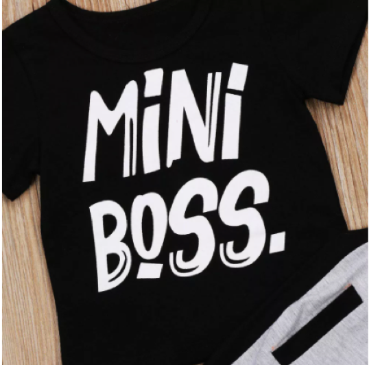 Boy's Mini Boss Outfit