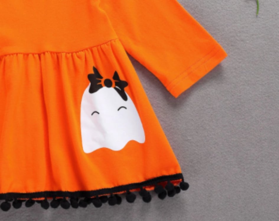 Girl's Halloween Ghost Pants Outfit