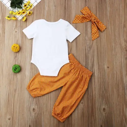 Girl's Mustard Isn't She Lovely 3 Piece Outfit