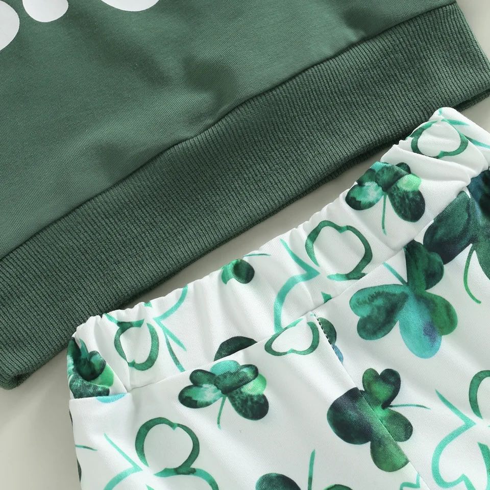Girl's St. Patrick's Day Lucky Babe Outfit