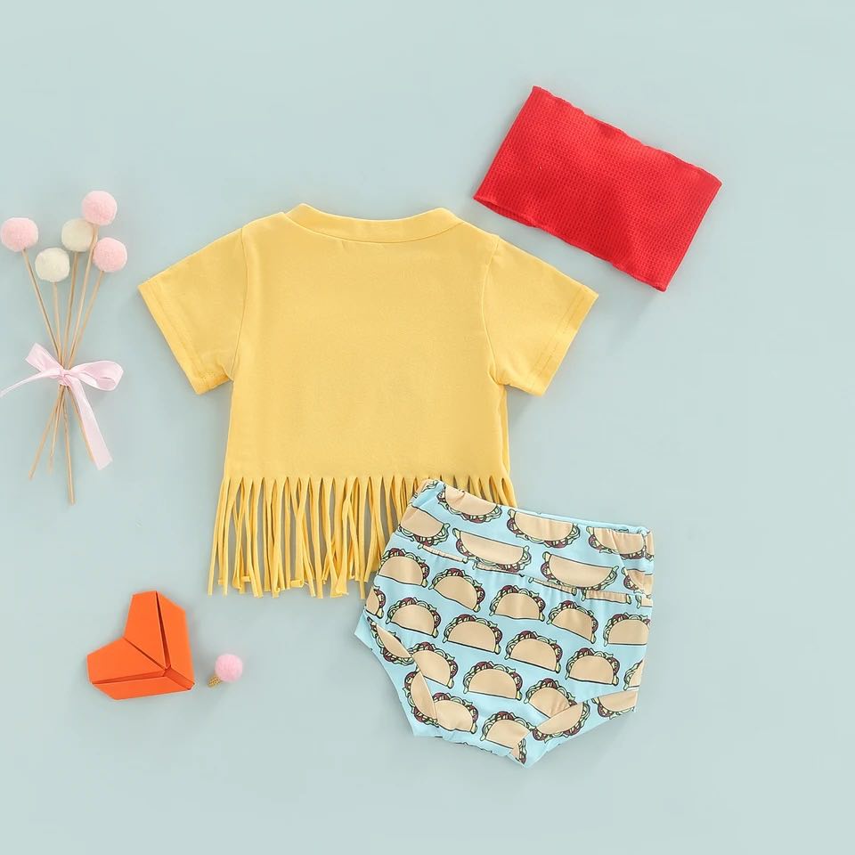 Girl's Nacho Type Bummie Outfit