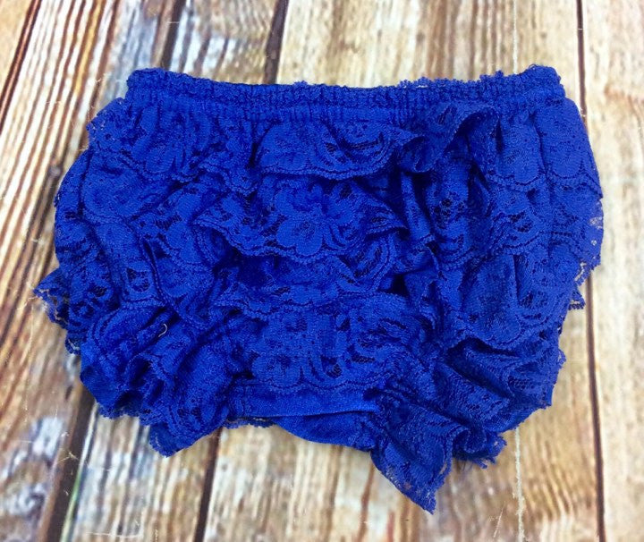Baby Lace Ruffle Bloomer Bummie Diaper Covers