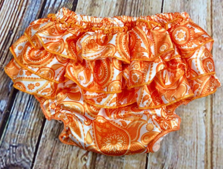 Patterned Satin Bloomer Bummie Diaper Covers