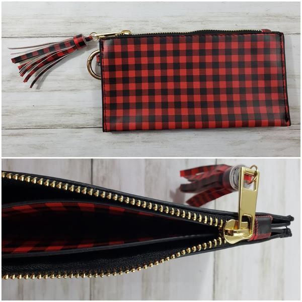 Women's Simple Tassel Zippered Wallet