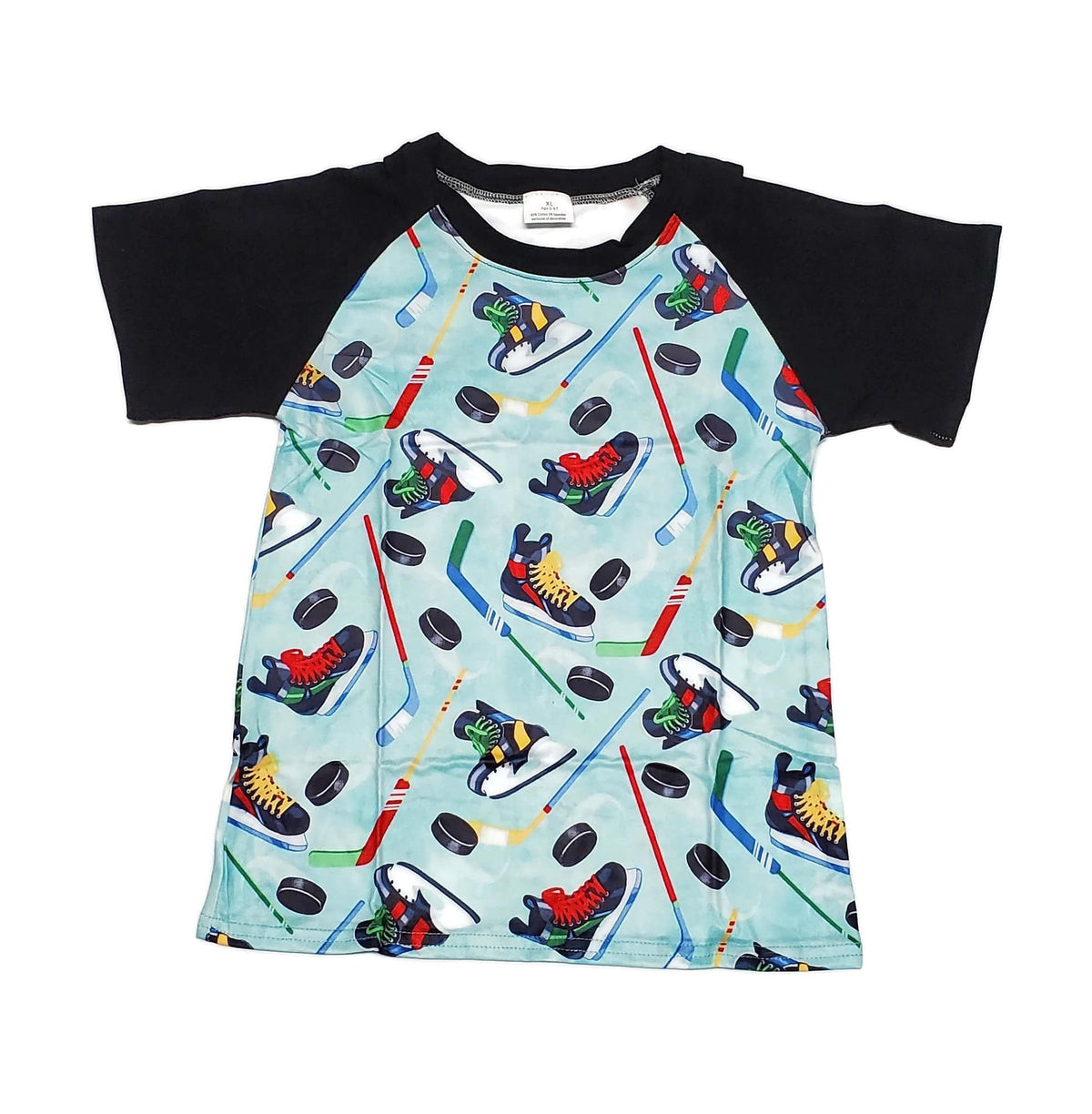 Boy's Hockey Raglan Tee