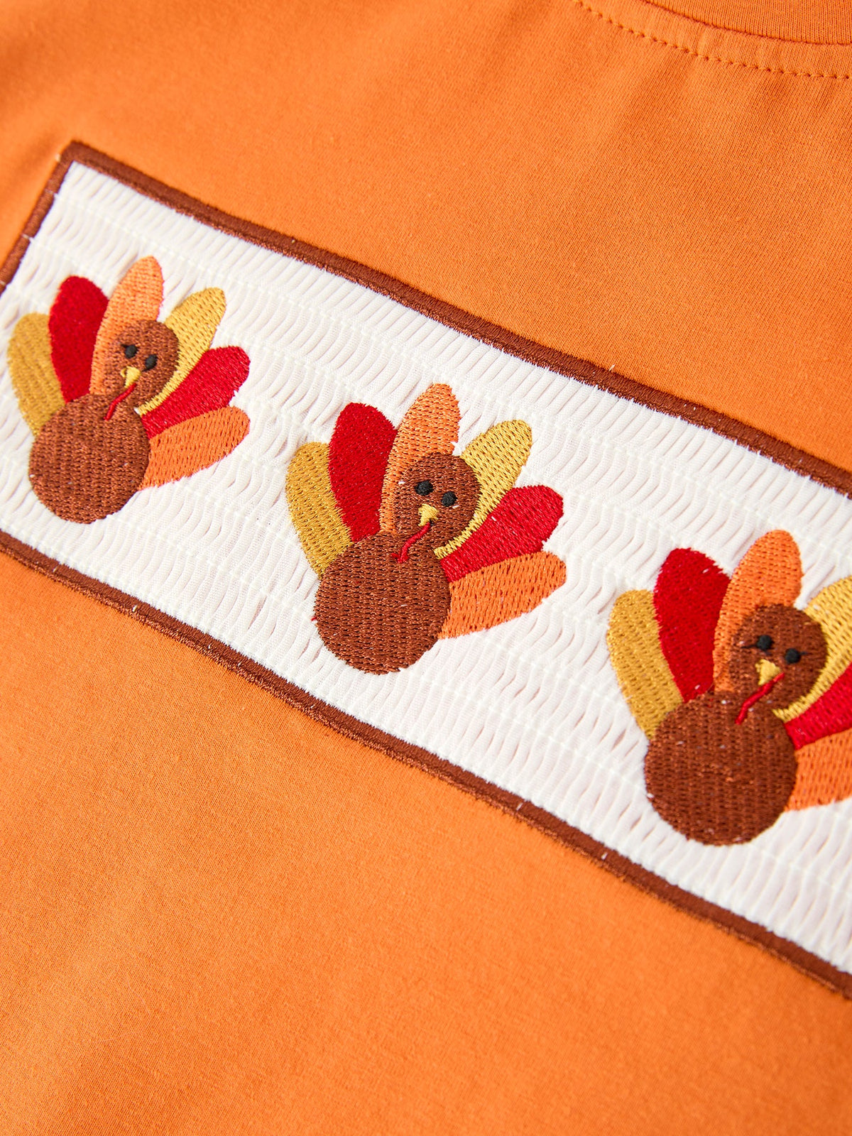 Boy's Thanksgiving Turkey Plaid Boys Pants Set