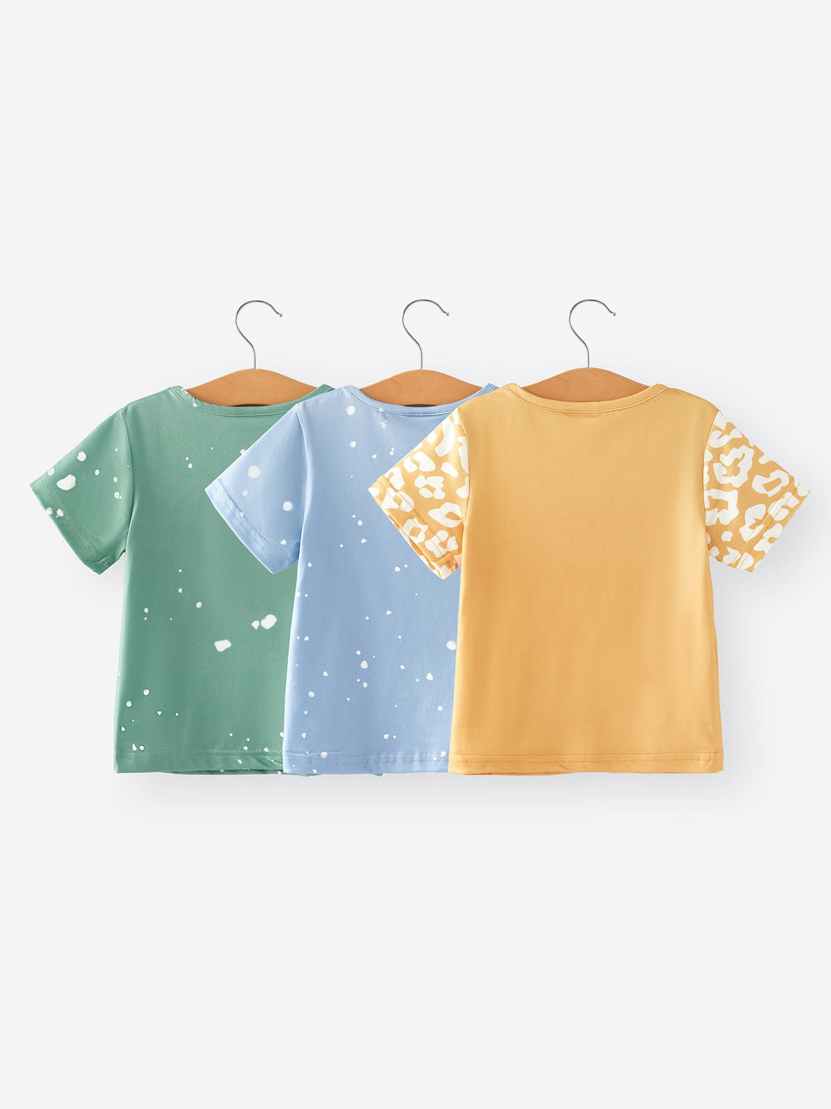 Girl's Fall Thanksgiving Halloween 3 pieces Short Sleeve O-neck T-shirt
