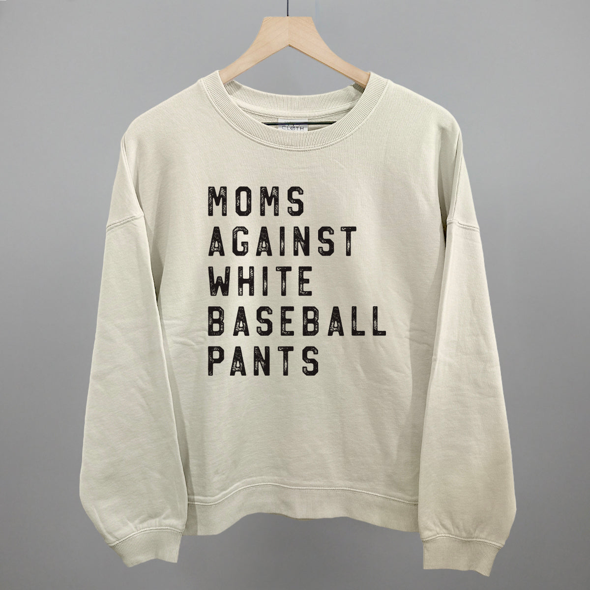 Moms Against White Baseball Pants – Women’s Tee or Crewneck Sweatshirt