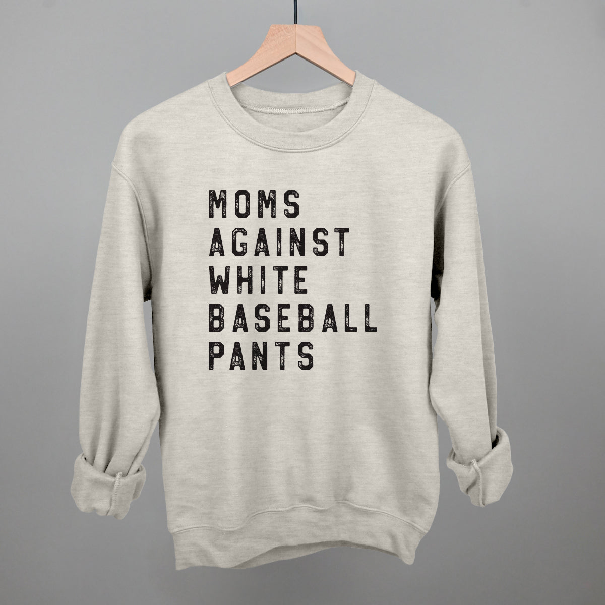 Moms Against White Baseball Pants – Women’s Tee or Crewneck Sweatshirt