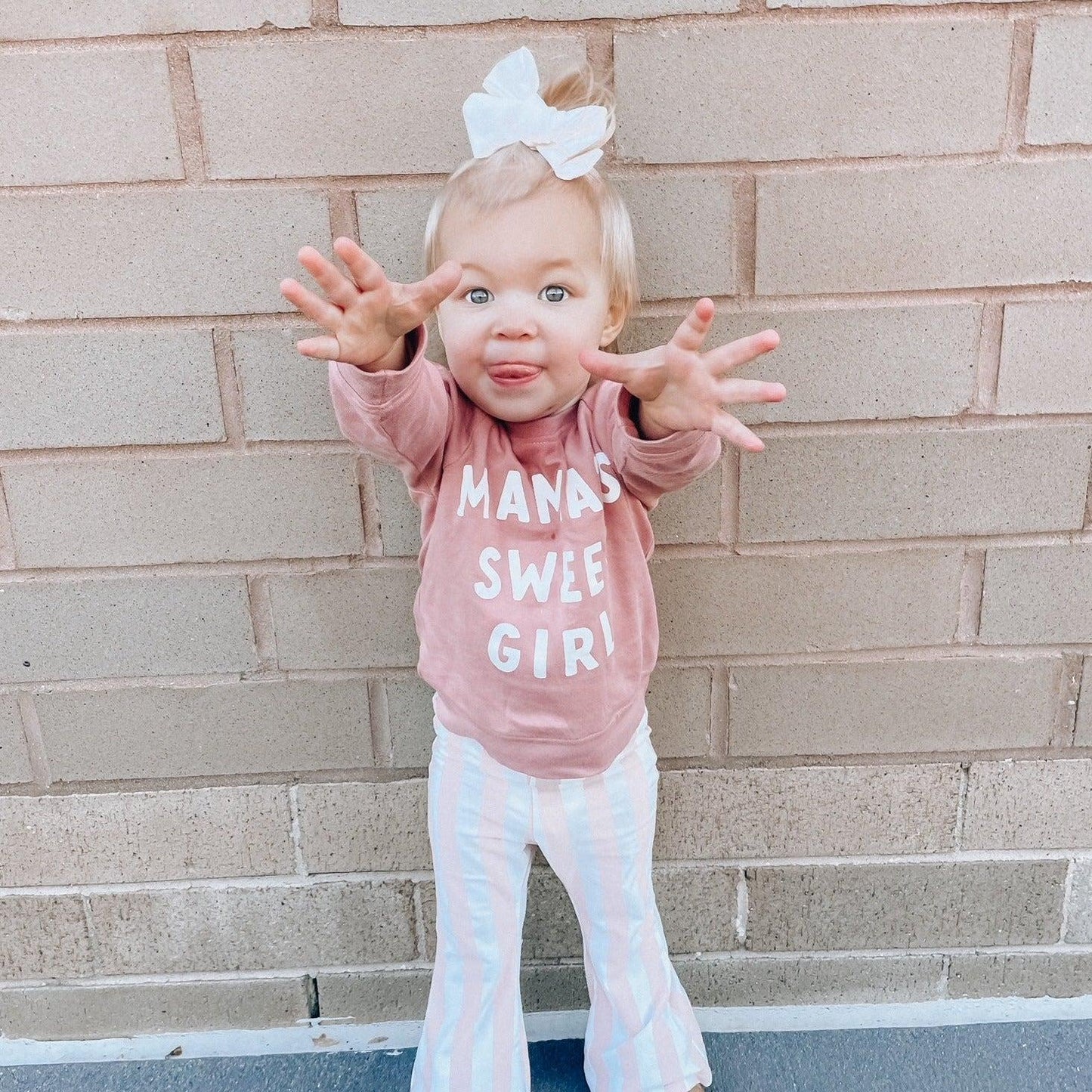 Mama’s Sweet Girl Organic Toddler Pullover – Ethical & Hypoallergenic