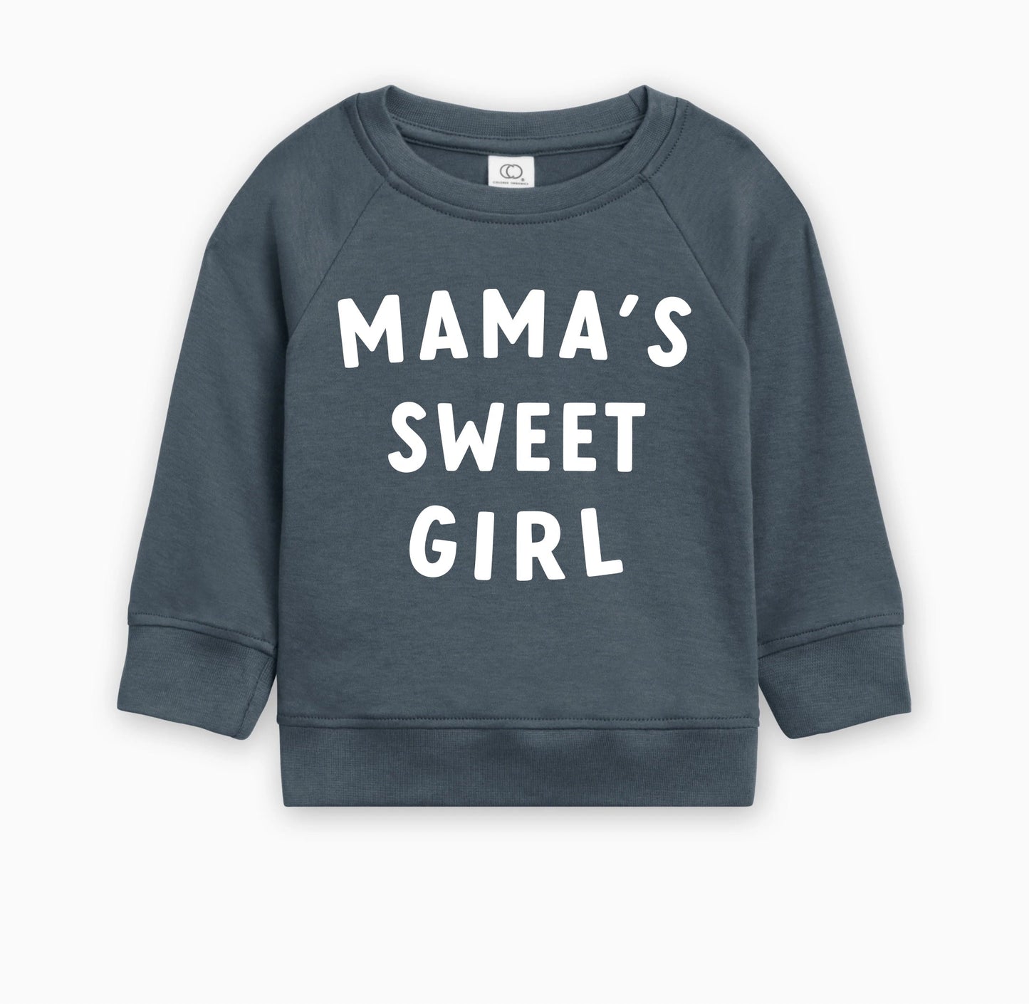 Mama’s Sweet Girl Organic Toddler Pullover – Ethical & Hypoallergenic