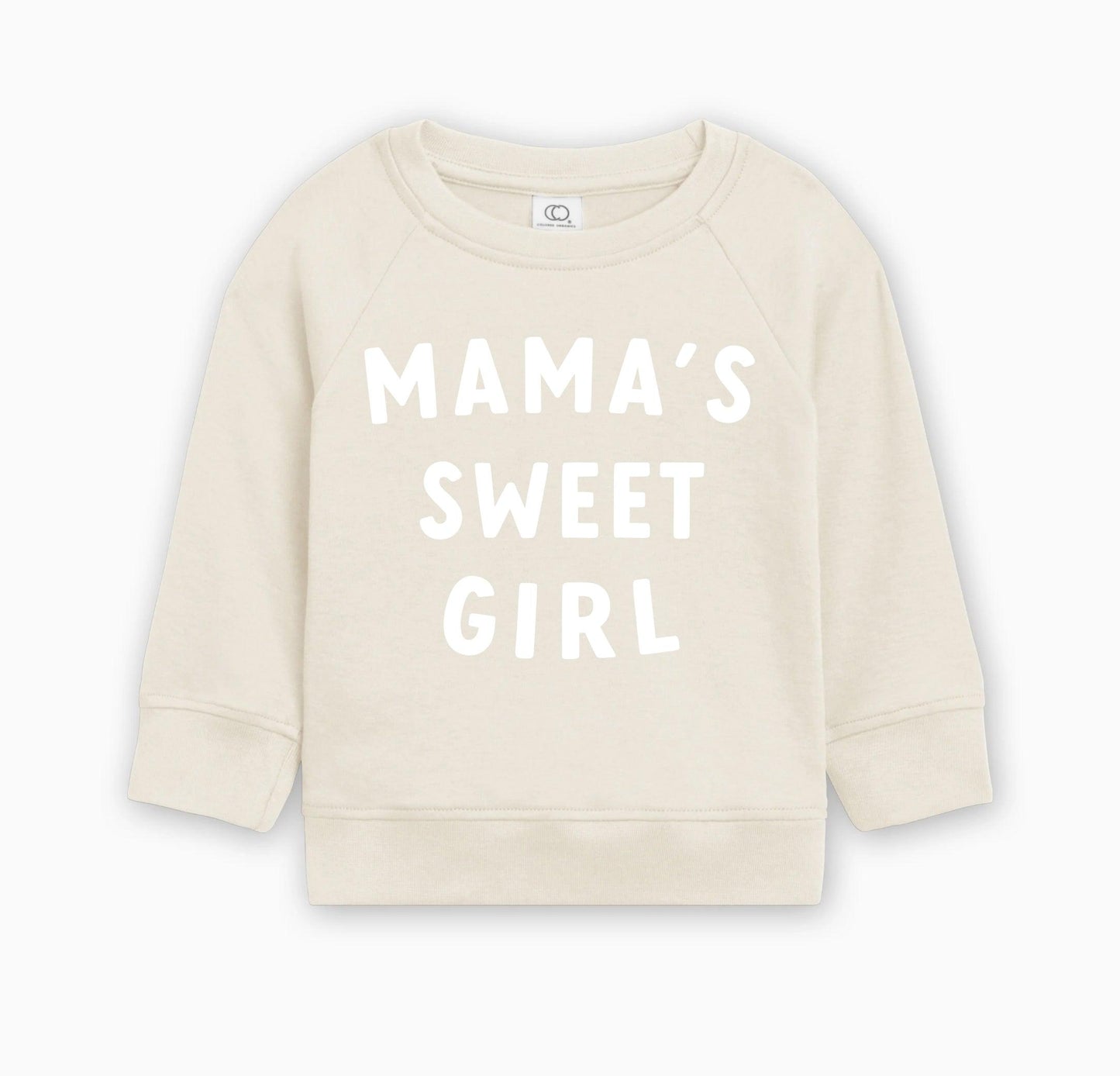 Mama’s Sweet Girl Organic Toddler Pullover – Ethical & Hypoallergenic