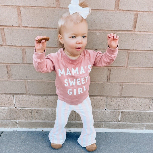 Mama’s Sweet Girl Organic Toddler Pullover – Ethical & Hypoallergenic