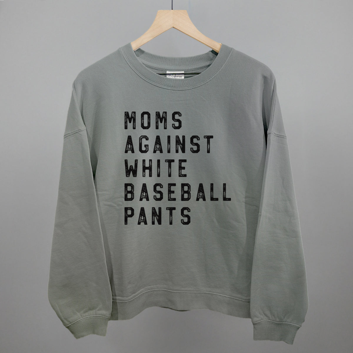 Moms Against White Baseball Pants – Women’s Tee or Crewneck Sweatshirt