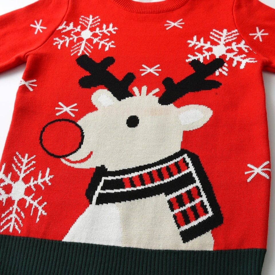 Boy's Rudolph Christmas Sweater