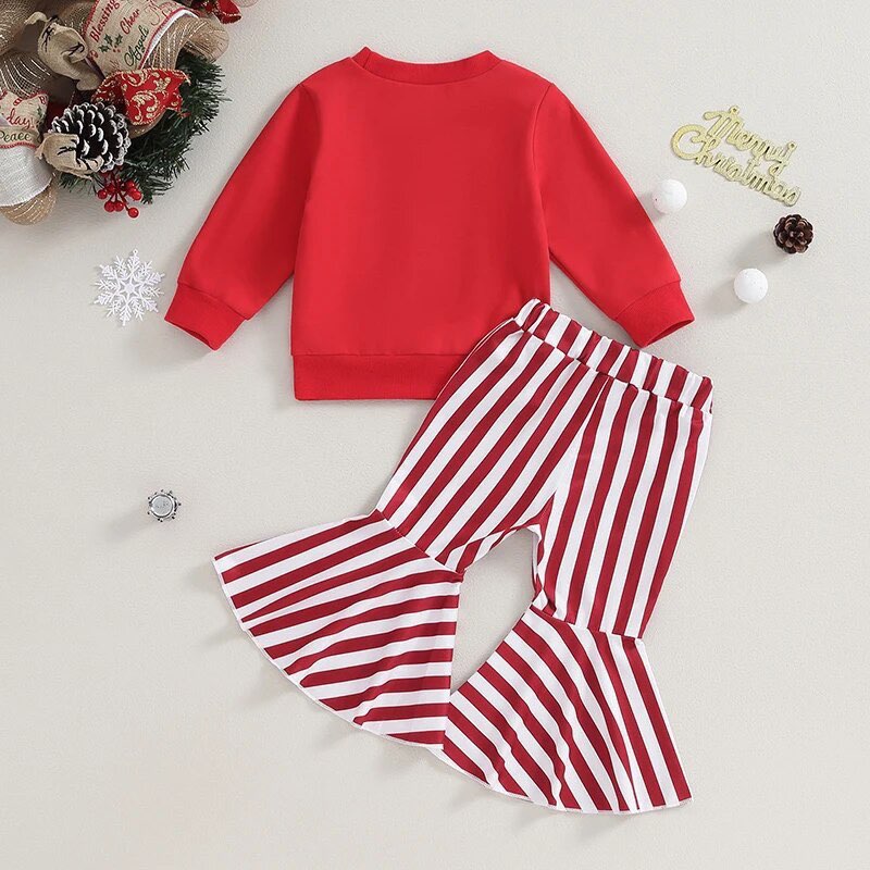Girl's Merry + Bright Christmas Outfit