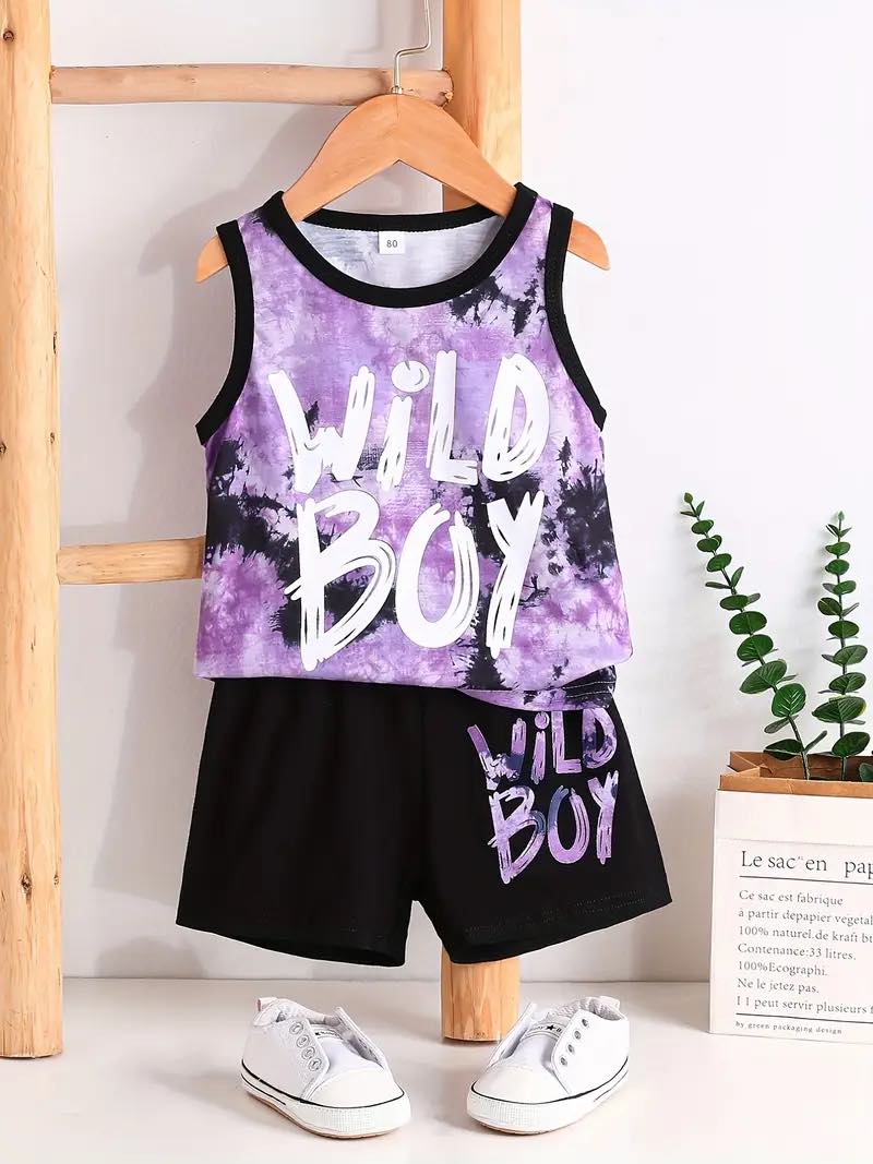 Boy's  Wild Boy Tank Top Outfit