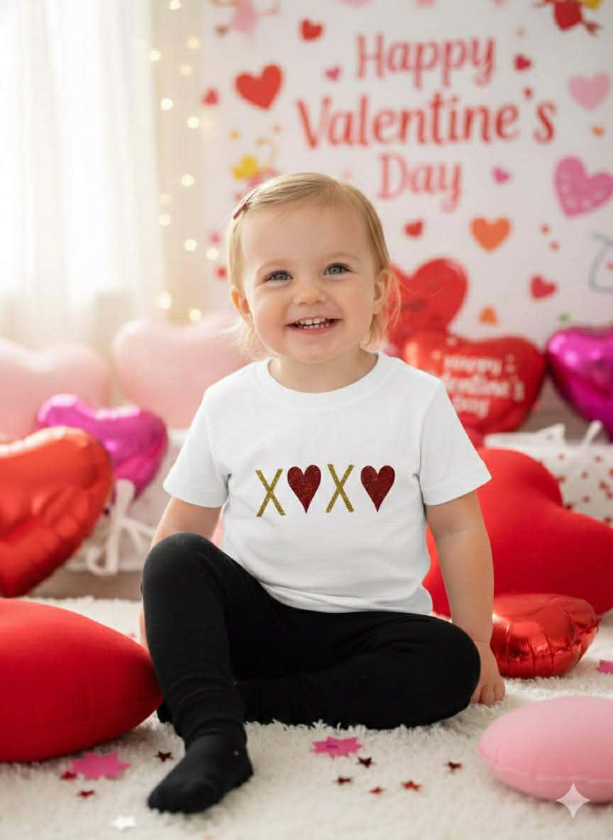 Handmade Girls Valentine’s Day Shirts