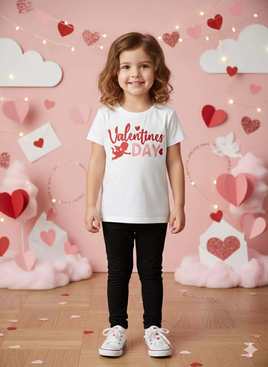 Handmade Girls Valentine’s Day Shirts
