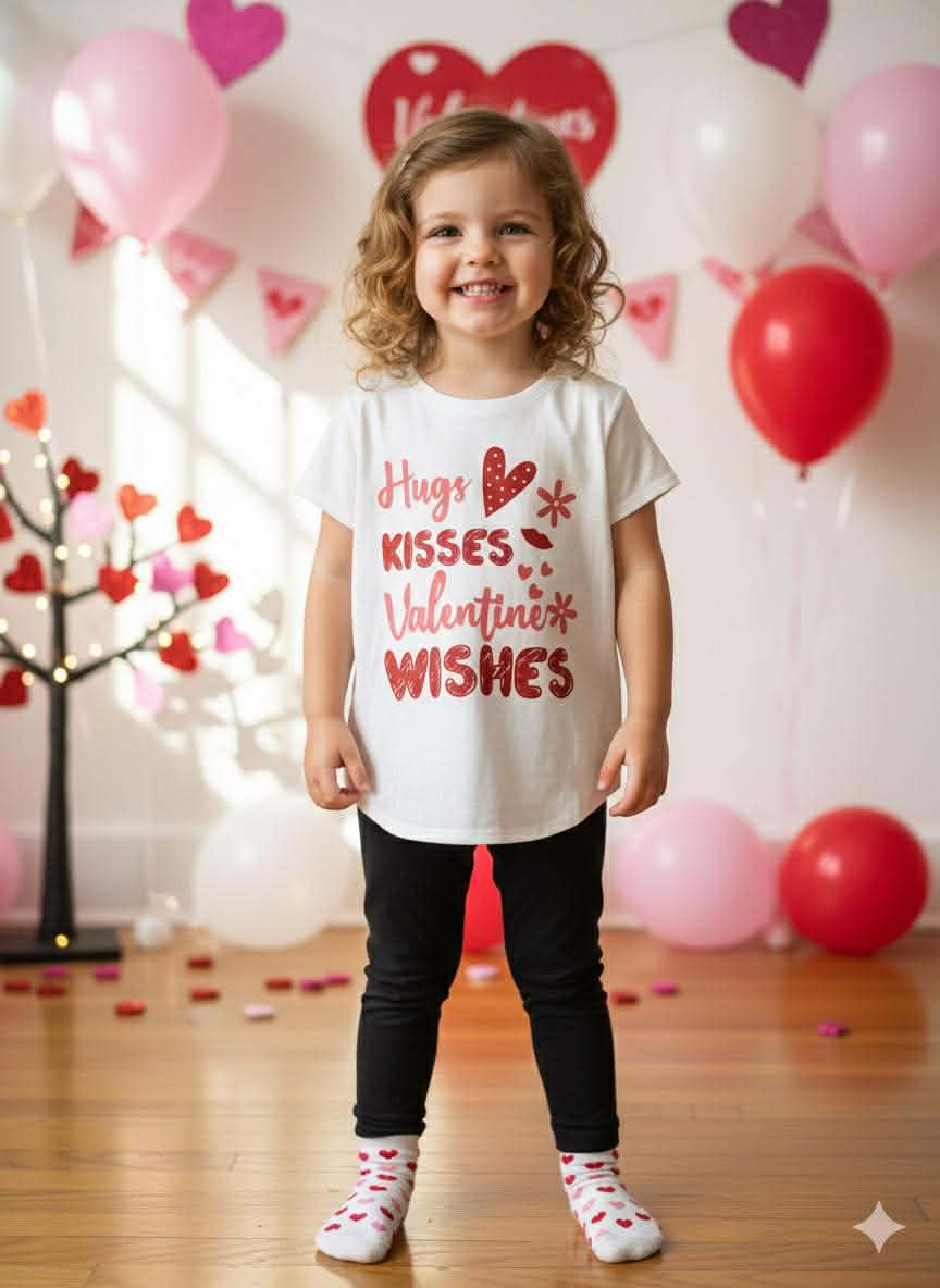 Handmade Girls Valentine’s Day Shirts