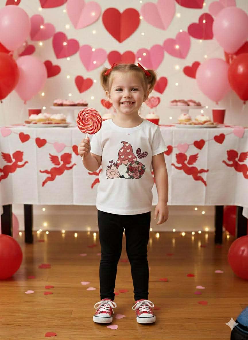 Handmade Girls Valentine’s Day Shirts