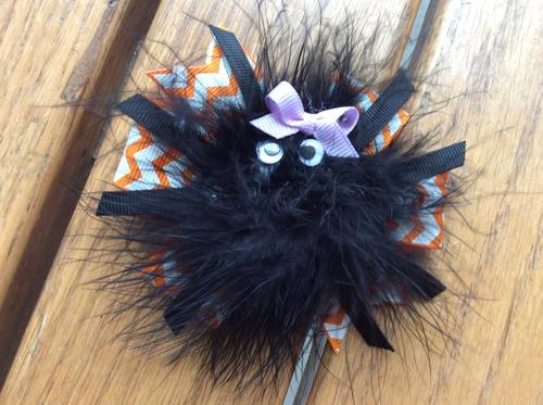 Halloween Itsy Bitsy Spider Hair Bow