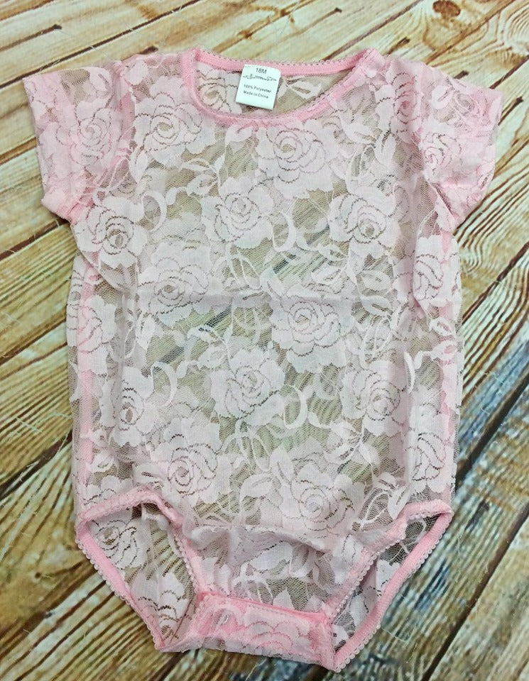 Infant Girl's Lace Bodysuit