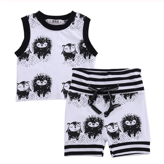 Baby Boy's 2 Pc Porcupine Hedgehog Outfit