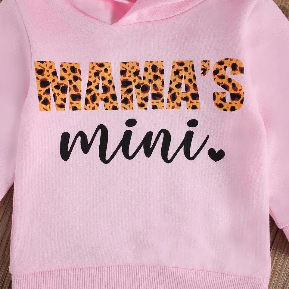 Girl's Mama's Mini Hoodie Hooded Sweatshirt