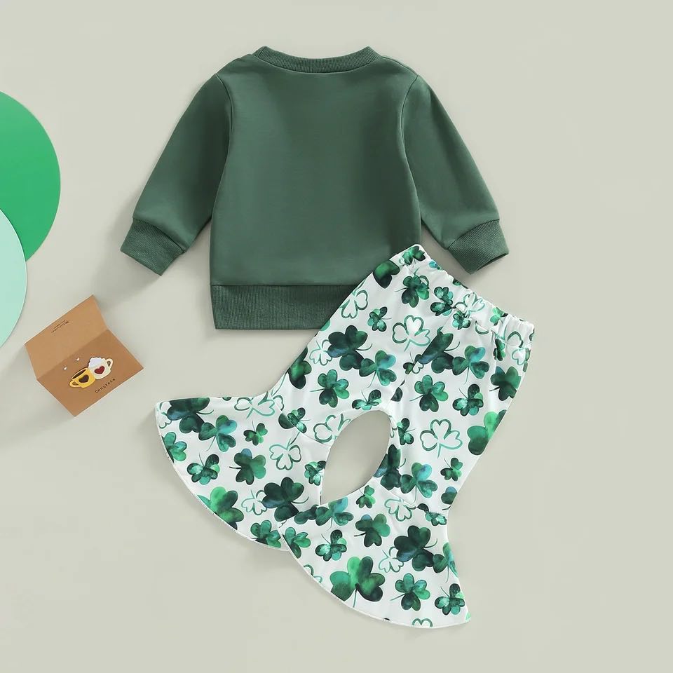 Girl's St. Patrick's Day Lucky Babe Outfit