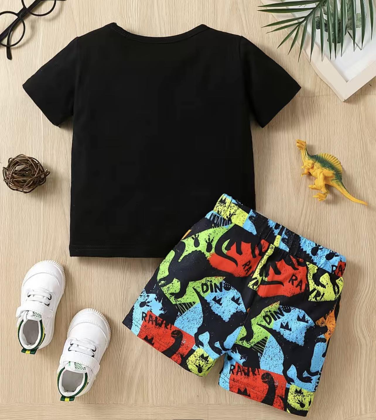 Boy's Dino Make Today Great Outfit