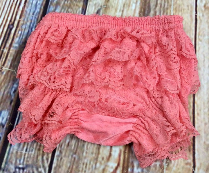 Baby Lace Ruffle Bloomer Bummie Diaper Covers