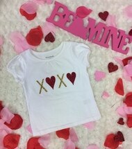Girl's XOXO Valentine's Day Shirt